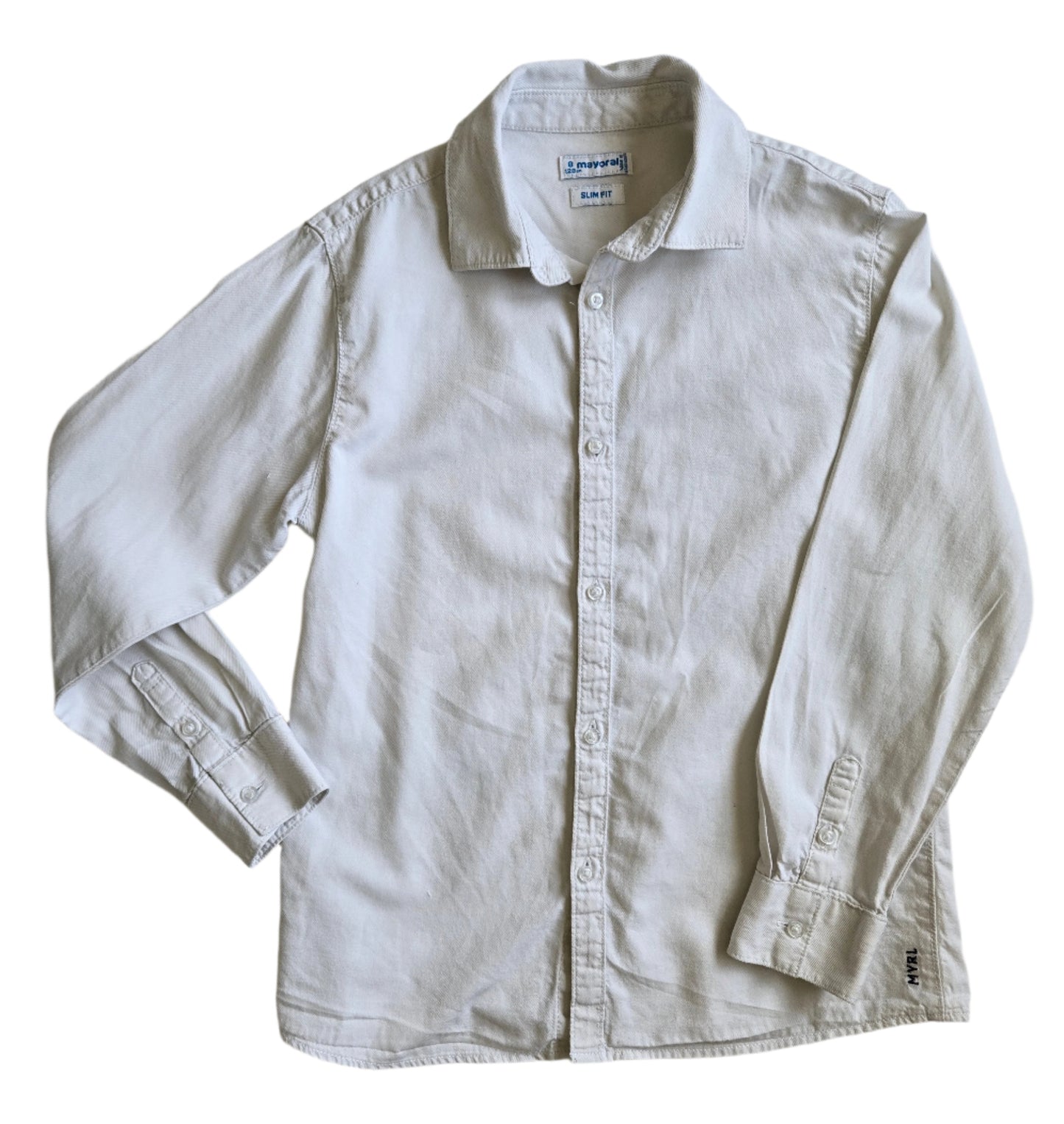 Mayoral Dress Shirt Size 8 (fits small)