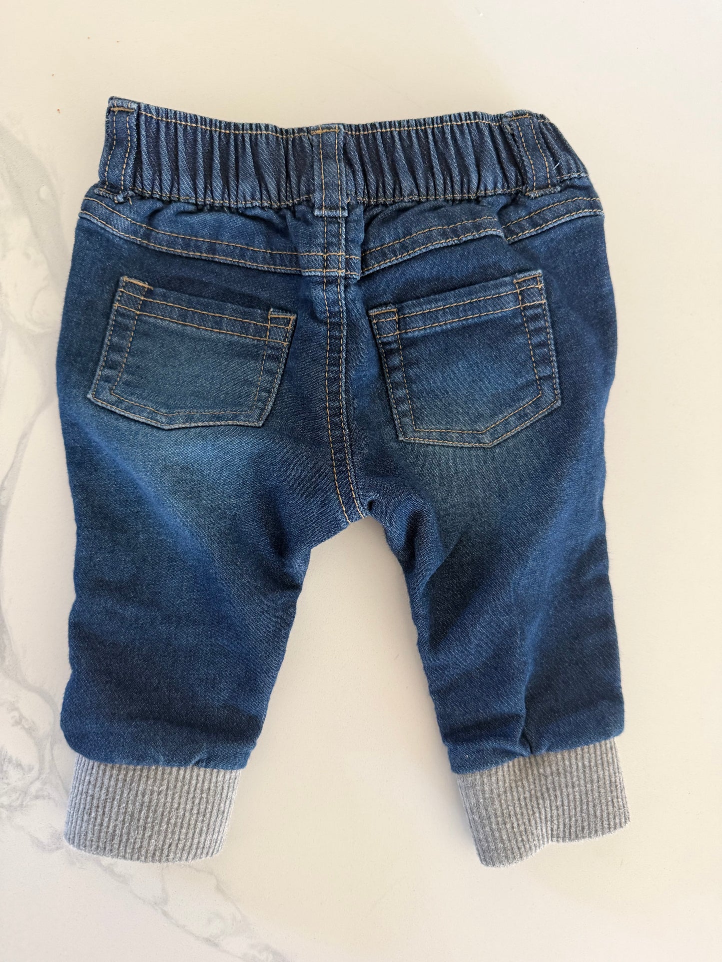 Cat & Jack Soft Denim Joggers 0-3 months