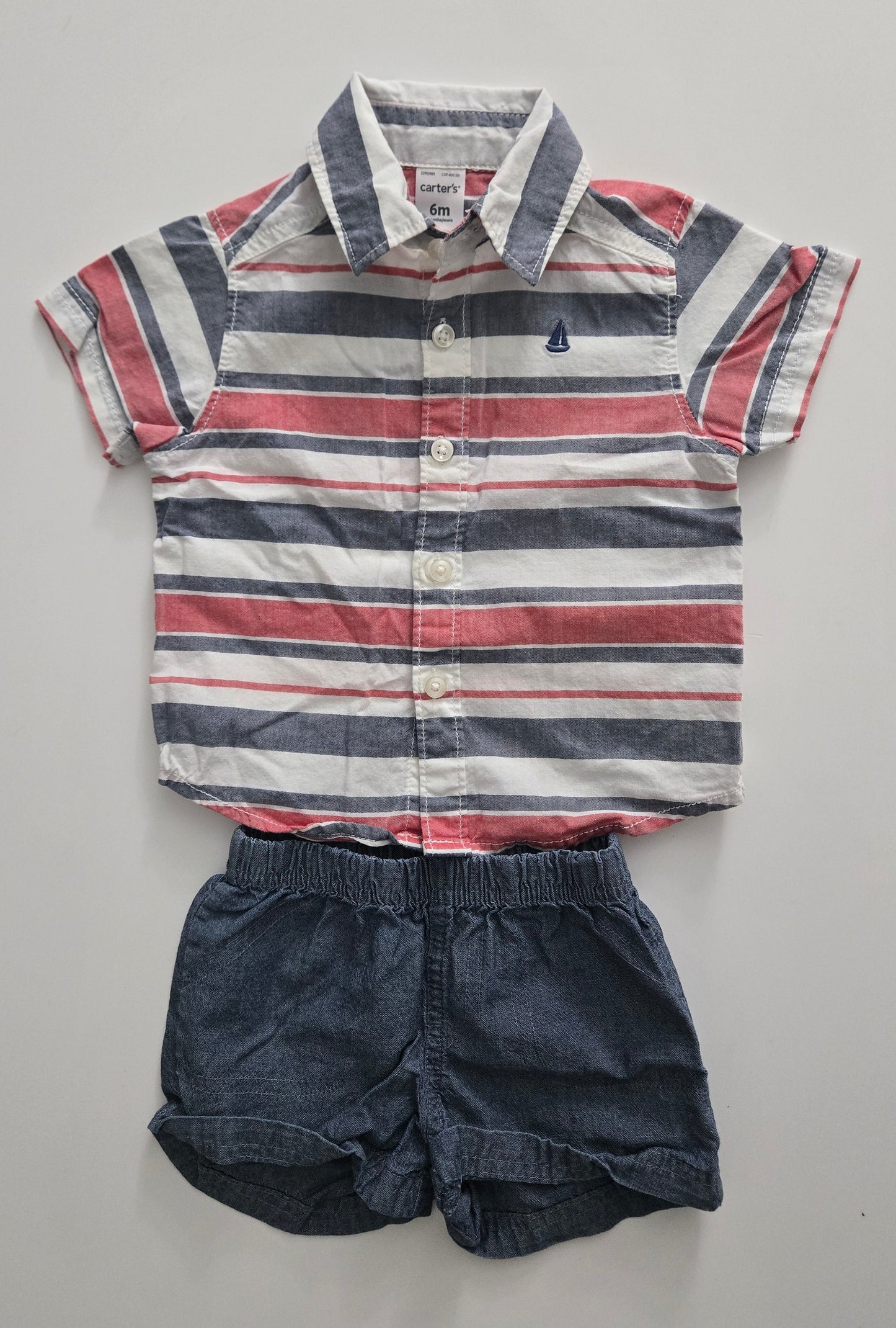 Carters T-Shirt and Shorts Set 6m
