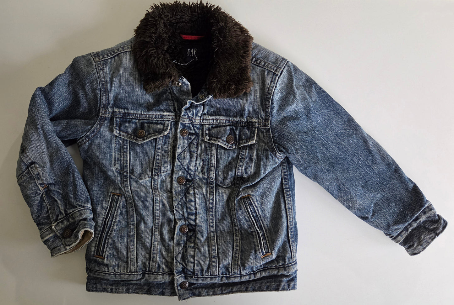 Gap Denim Jacket Lined size S 6-7