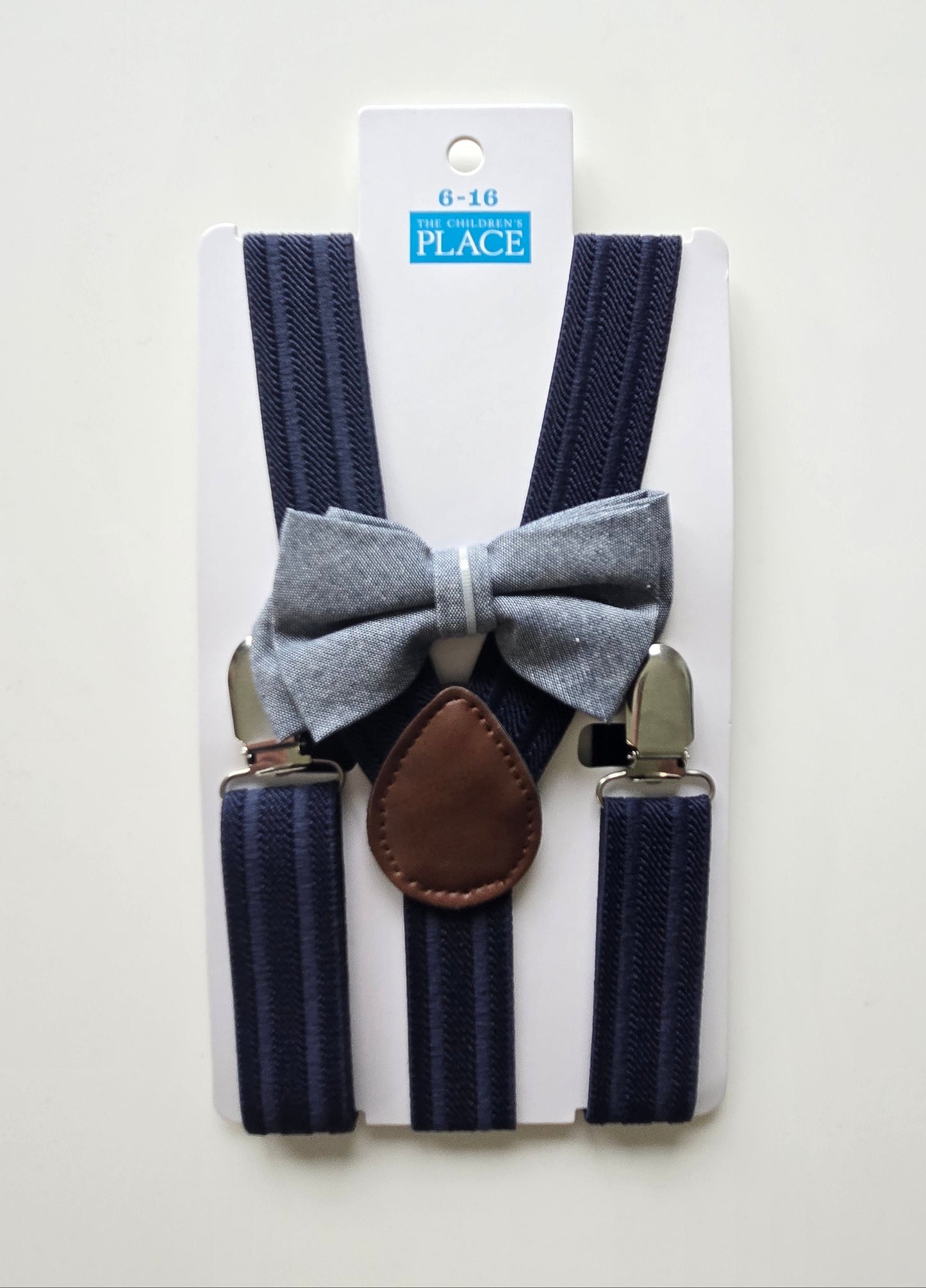 NWT Children's Place Suspenders and Bow Tie 6-16