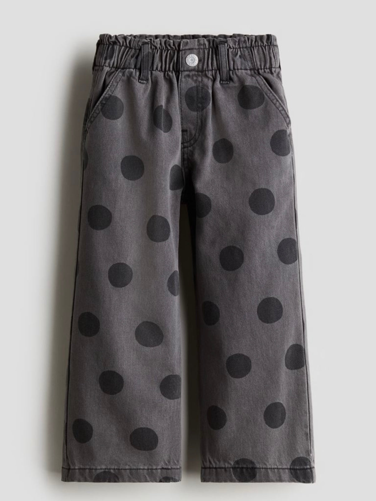 H&M wide leg patterned jeans 5-6T