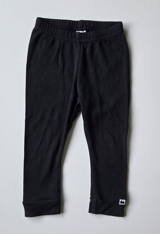 Little and Lively Black Leggings 12-18 months