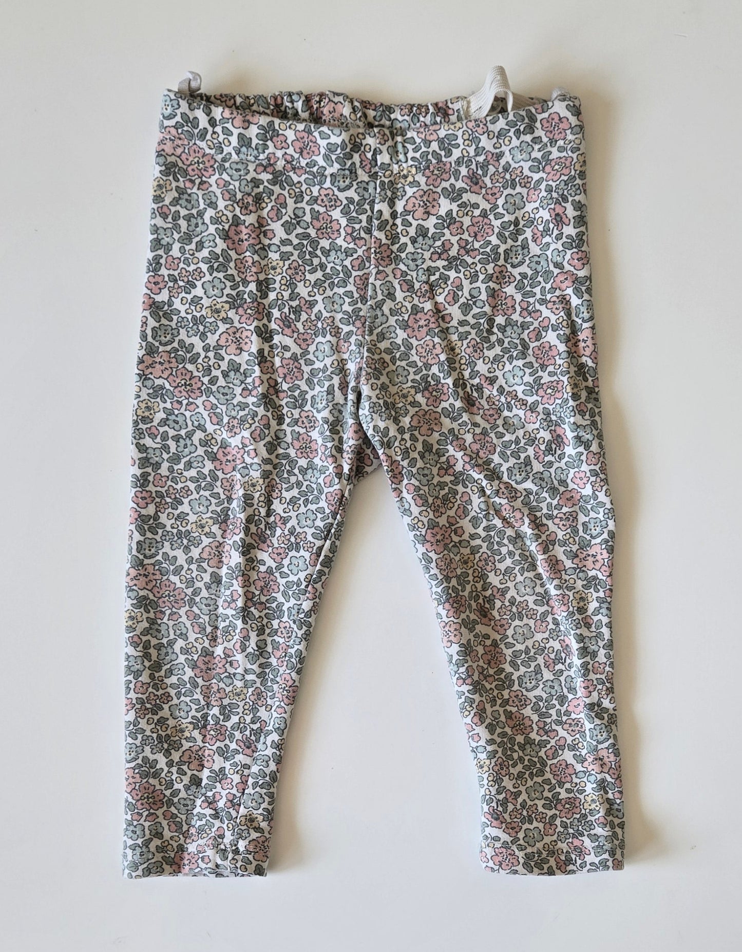 H&M Floral Leggings 12-18 months