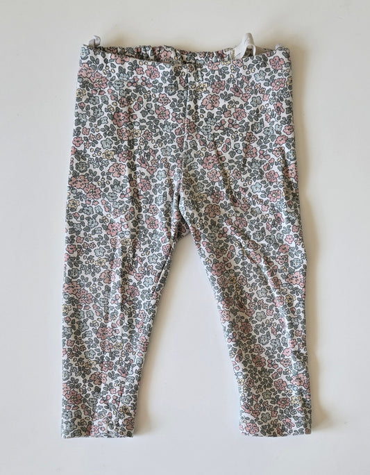 H&M Floral Leggings 12-18 months
