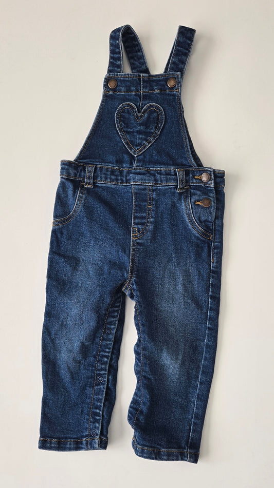 Joe Fresh Denim Overalls 18-24 month