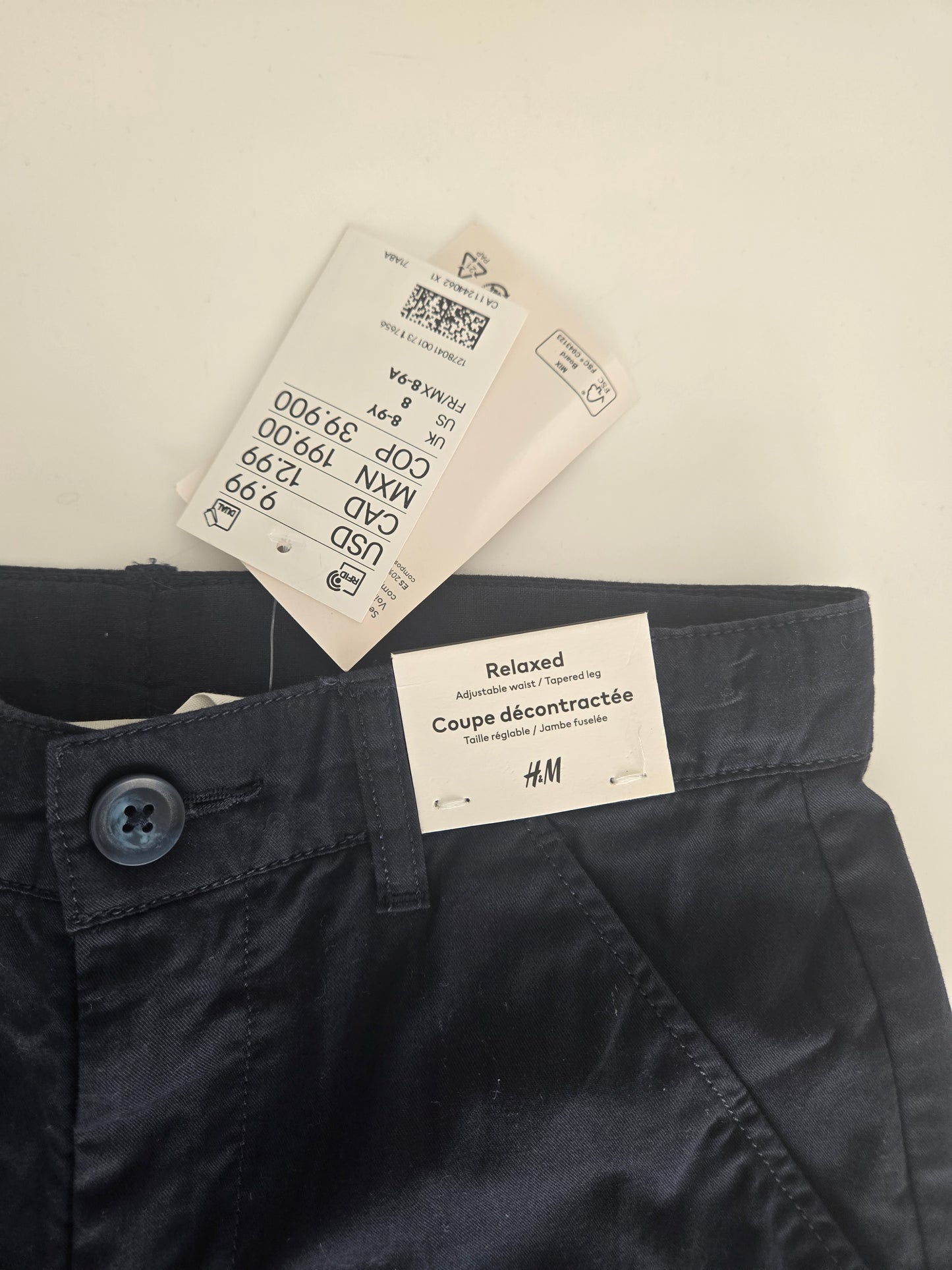 H&M Relaxed Fit Pants size 8-9 year NWT