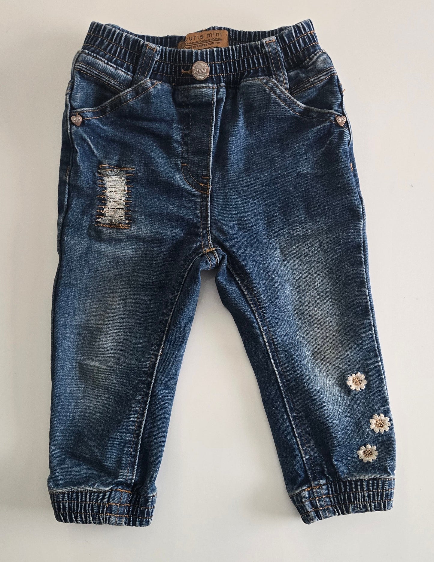 Souris Mini Jean Joggers 12-18 months