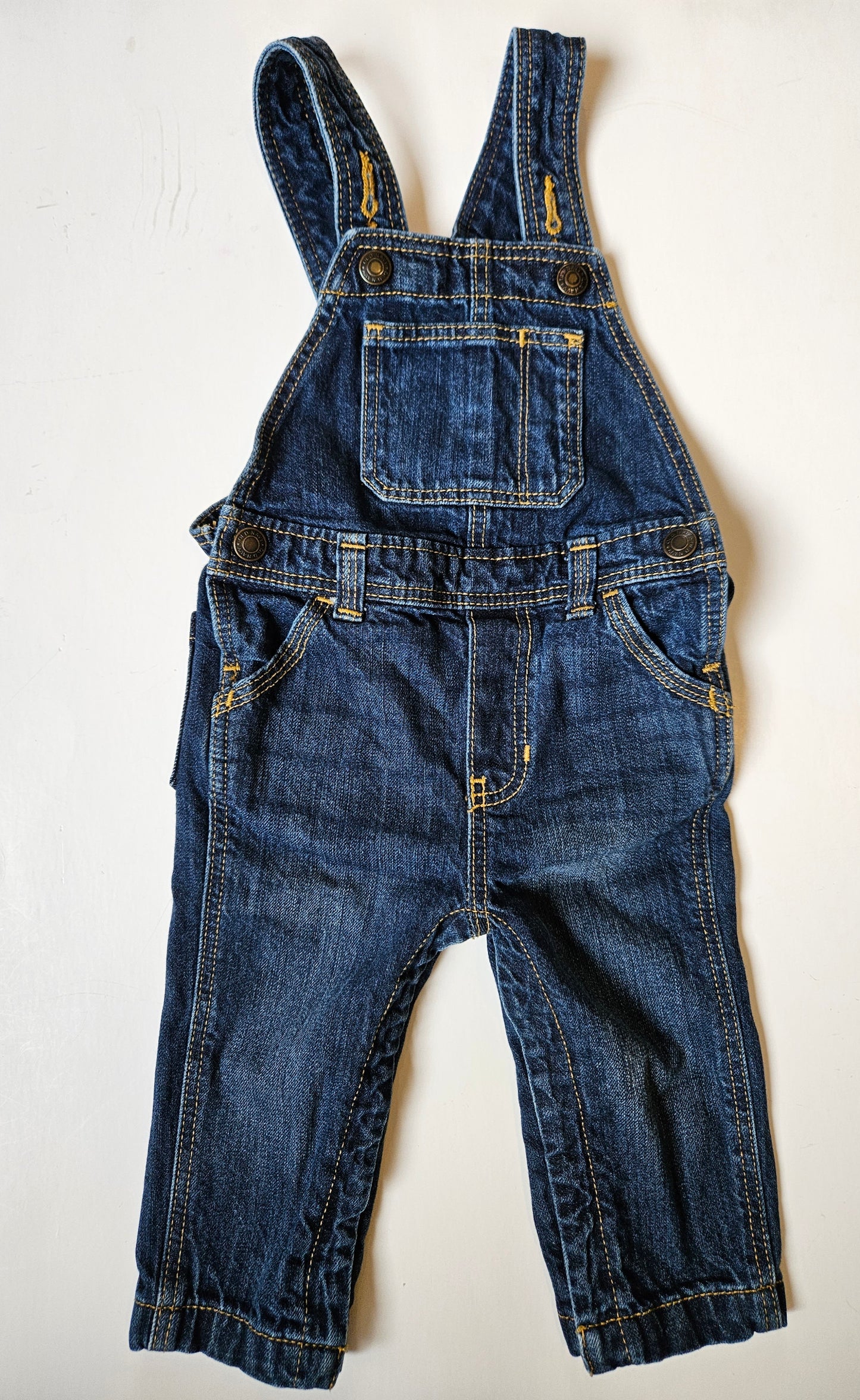 Old Navy denim overalls size 12 to 18 months