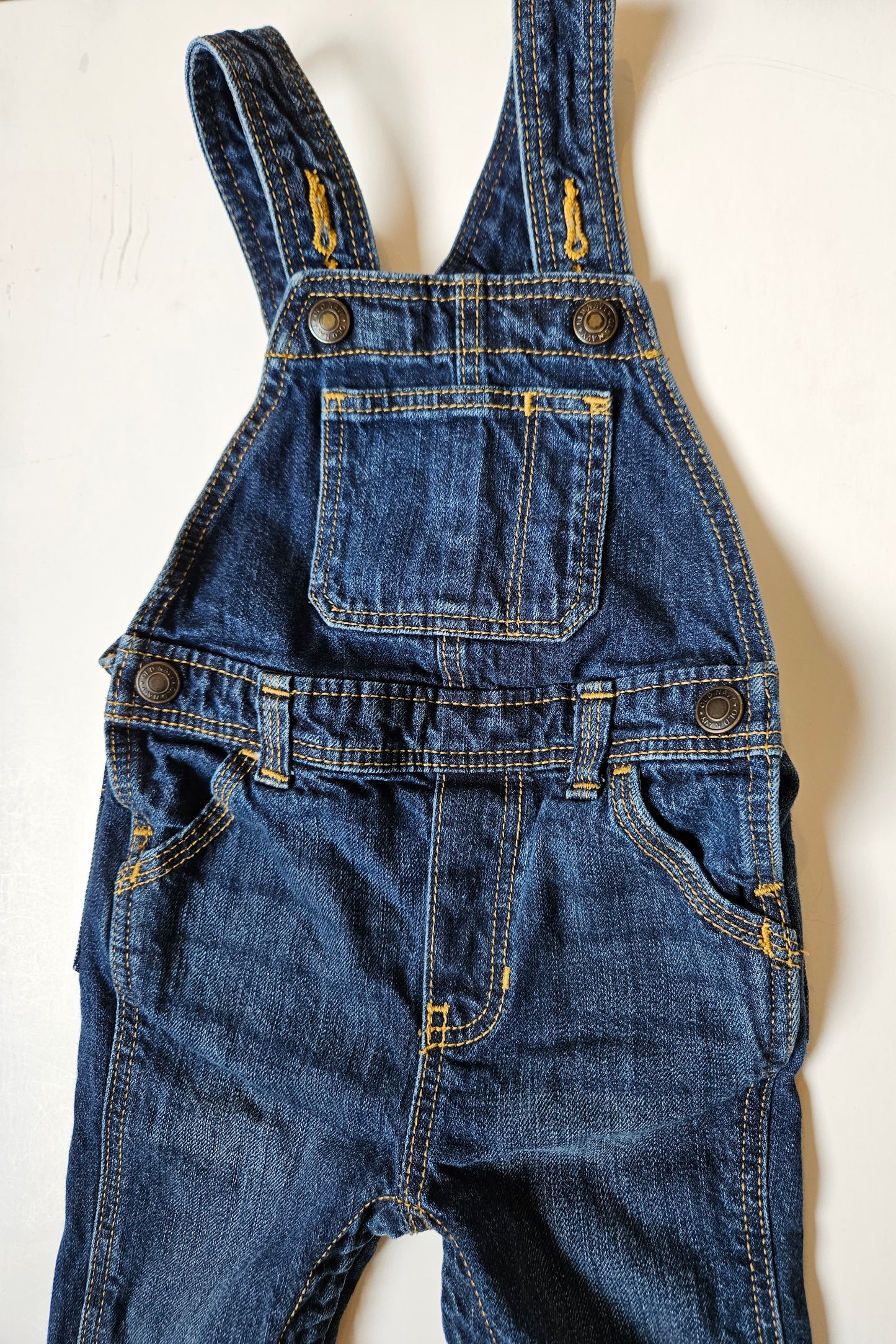 Old Navy denim overalls size 12 to 18 months