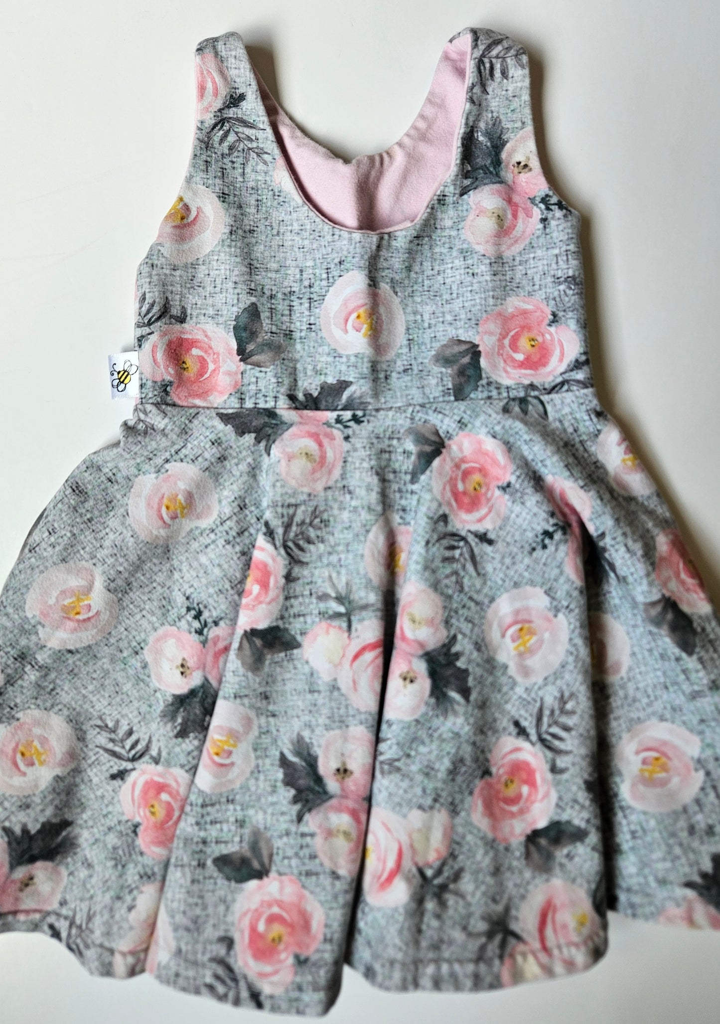 Honeybee Sewing rose dress size 3T