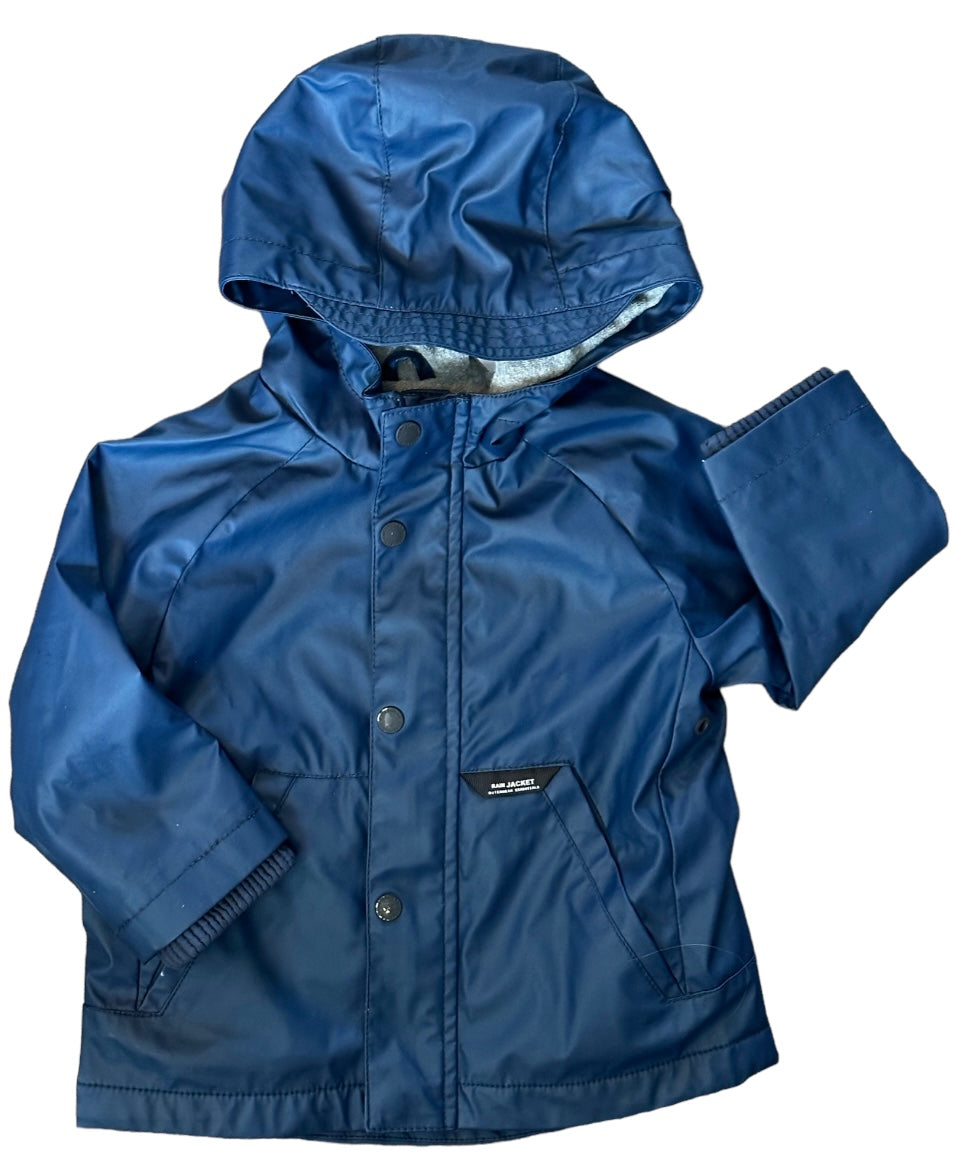 Zara rubberized rain coat 9-12M