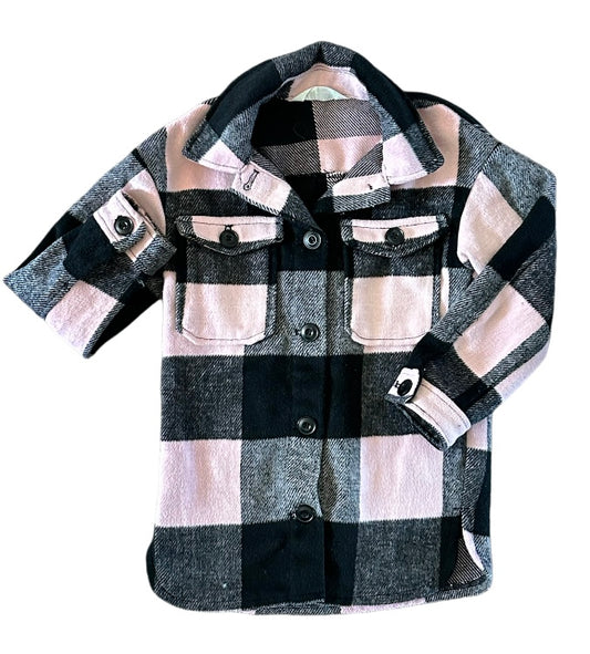 H&M fleece shacket 6-7T