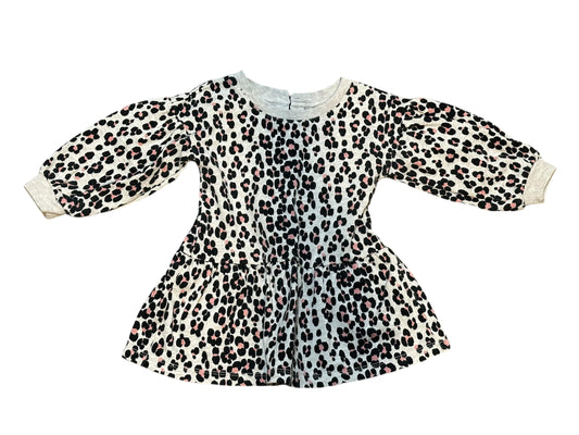 Gap knit leopard print dress 12-18M