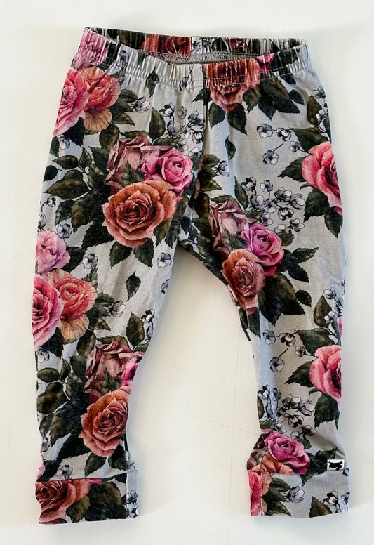 Little & lively floral leggings 9-12M