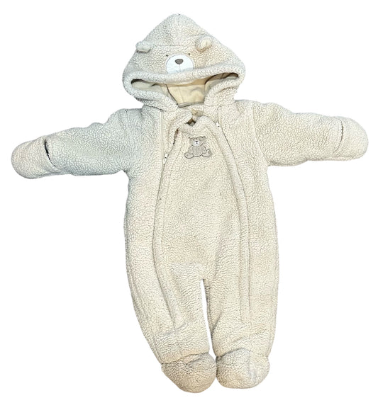 Love’n cuddles Sherpa snowsuit size 9M