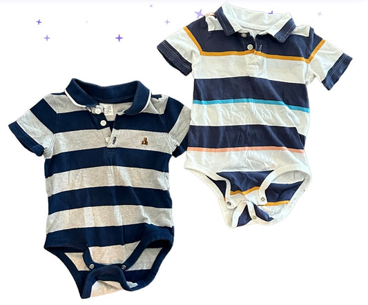 Bundle - collar bodysuits 18-24M