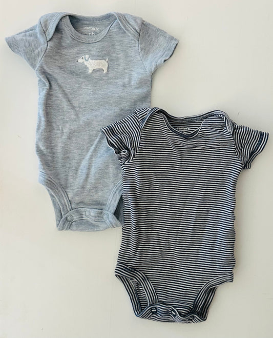 Carters NB bodysuits