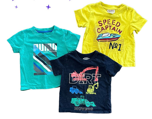 BUNDLE - Boys tshirts 24M/2T