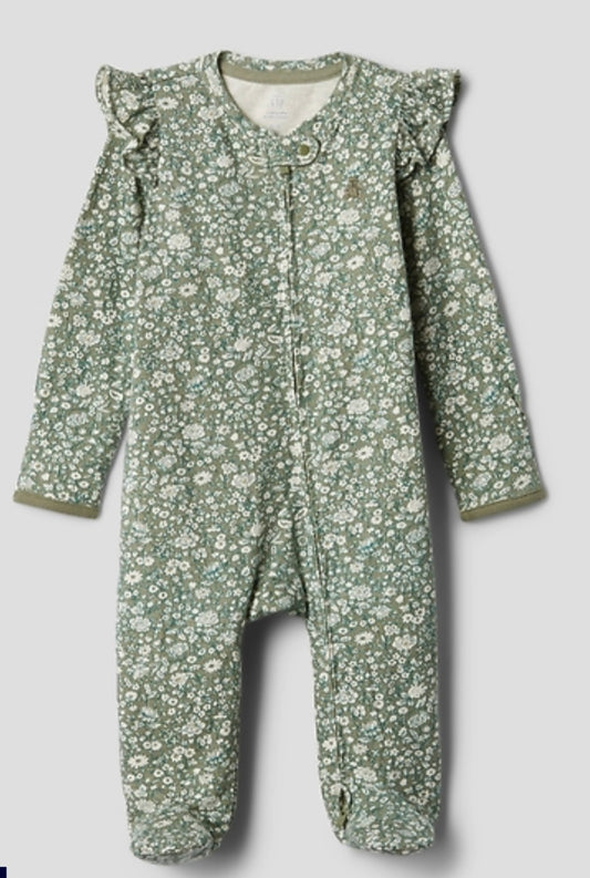 Baby First Favorites Organic Cotton Footed One-Piece 6-9M