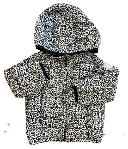 Gap leopard print jacket 2T