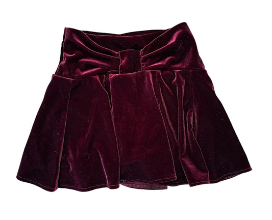 Zara velvet skirt 7T