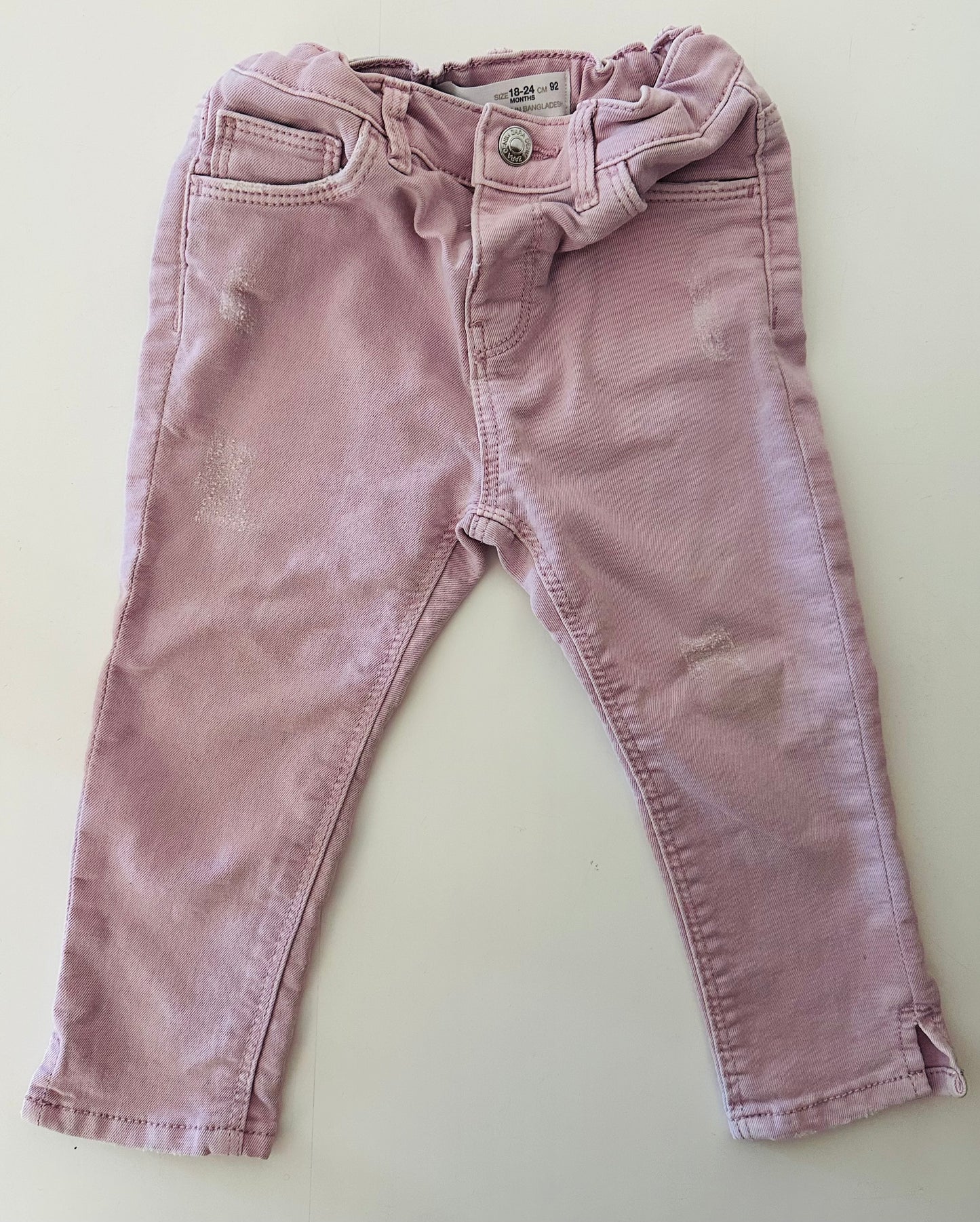 Zara lilac jeans size 18-24M