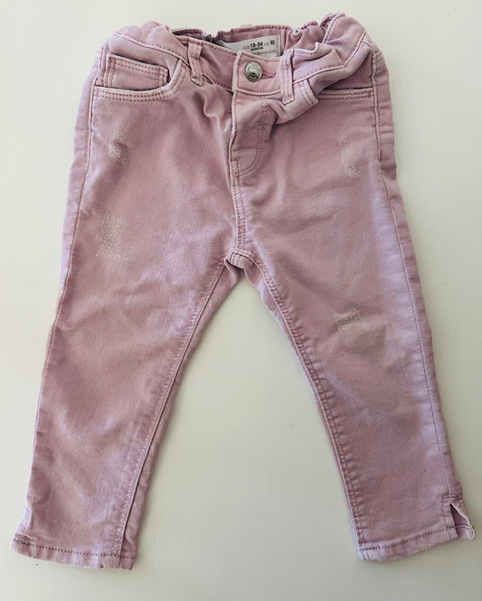 Zara lilac jeans size 18-24M