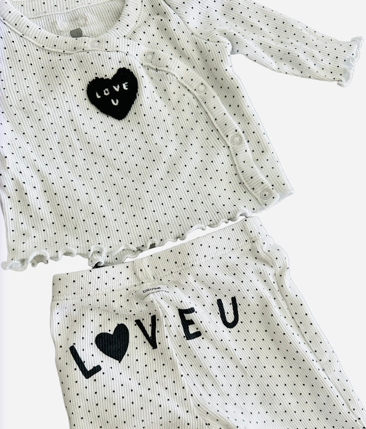 Gap ribbed newborn set