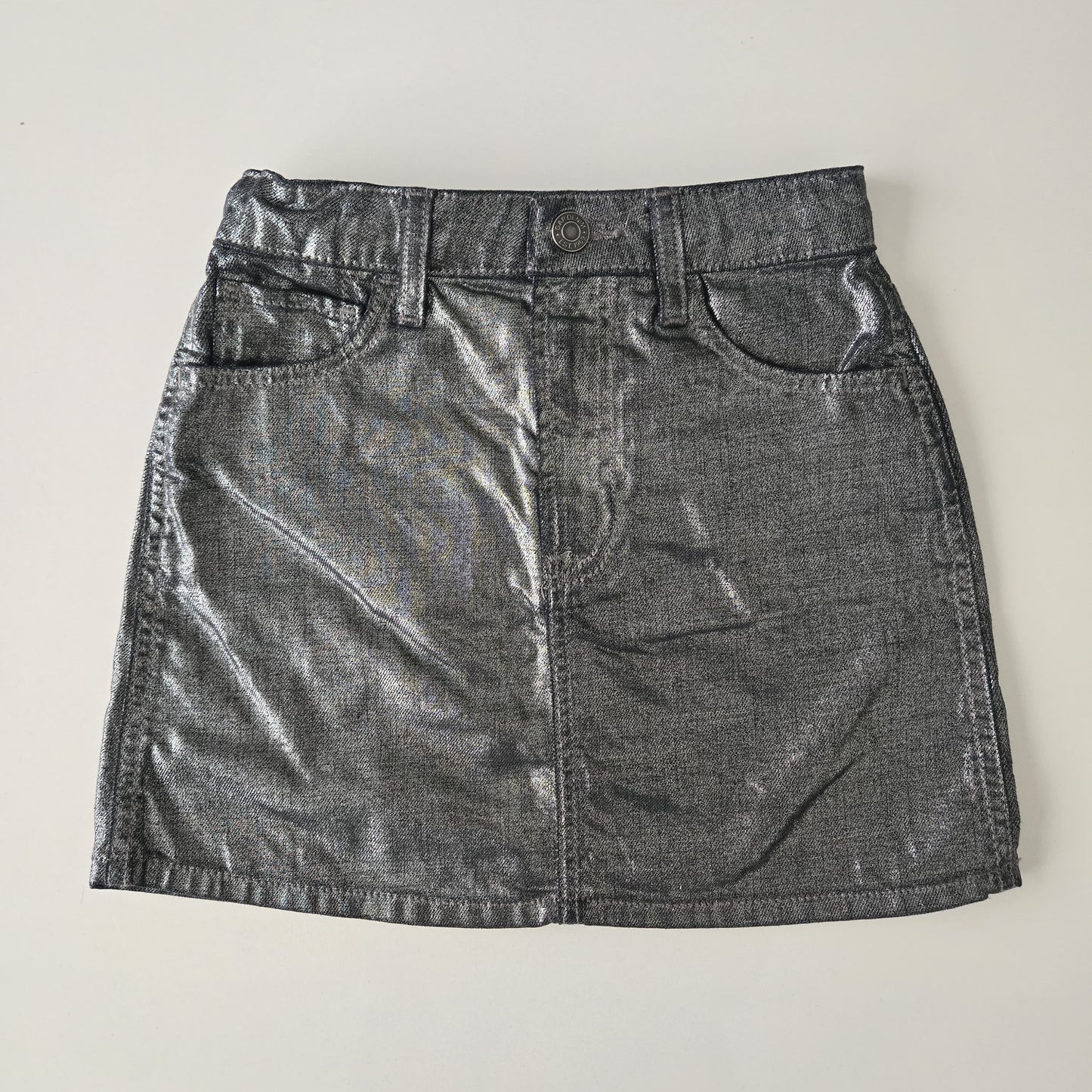Gap Shimmer Denim Skirt 8