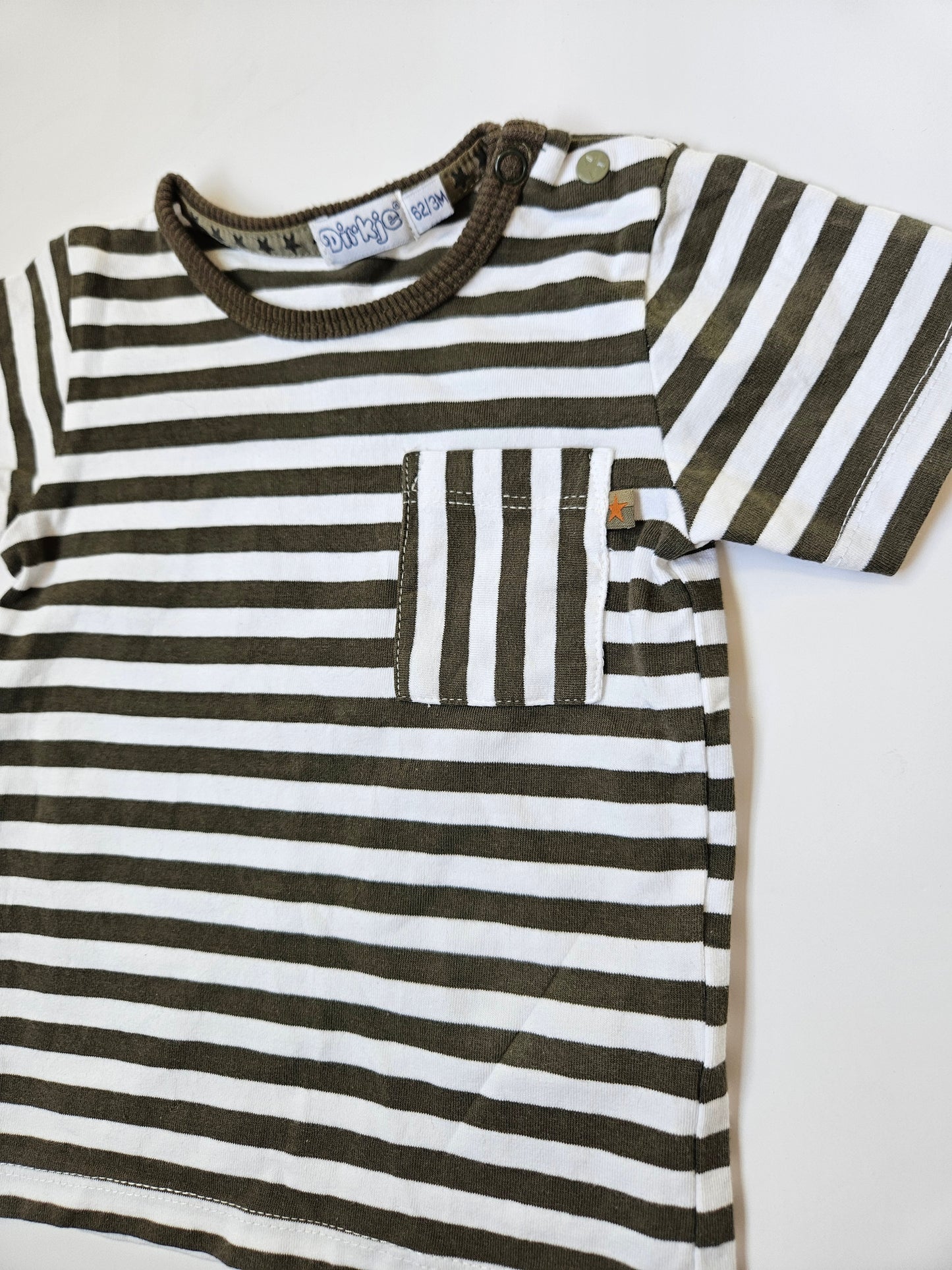 Dirkje striped tshirt size 3m