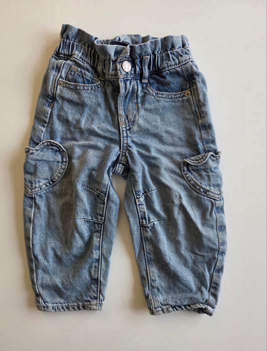 Gap Paperbag Horseshoe Jeans 2 year