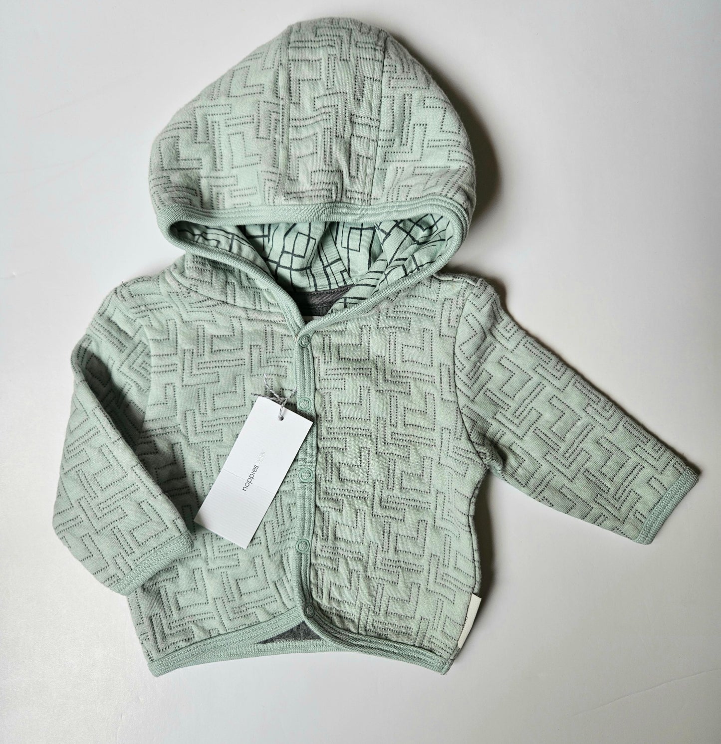 Noppies baby mint green sweater size 56 (1m)