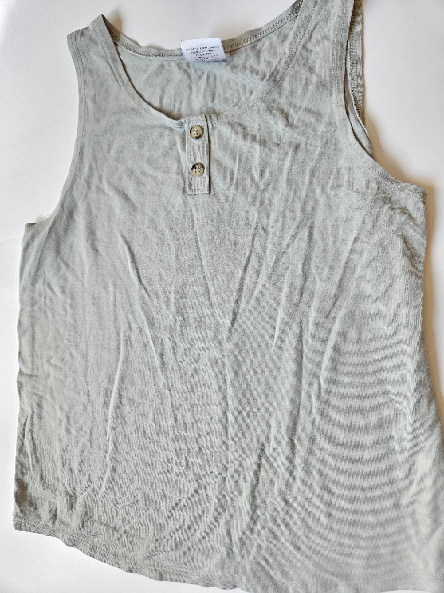 Jax + Lennon mint grey tanktop size 5/6T