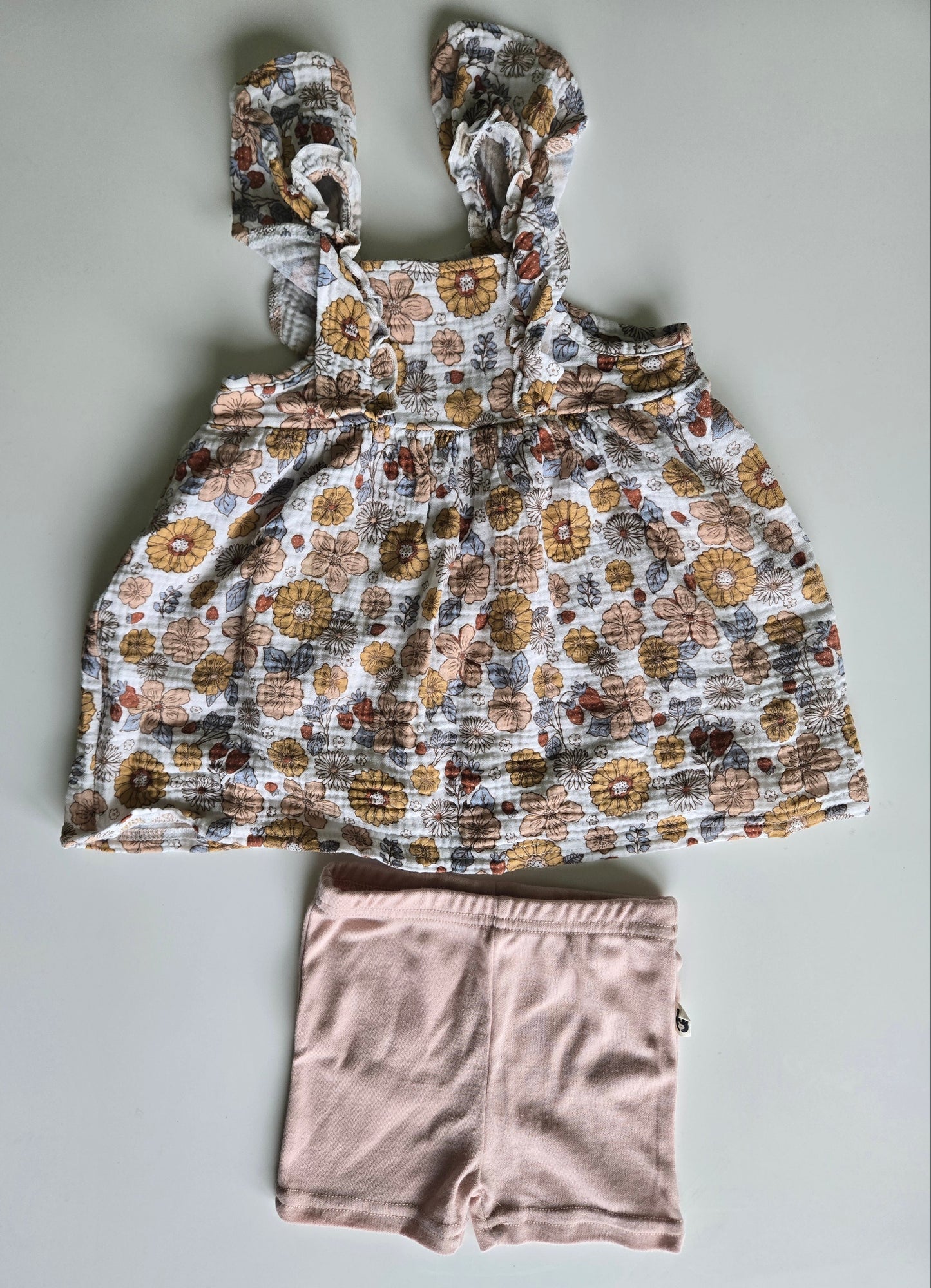 Rabbit Bear Dress + Shorts 18 month