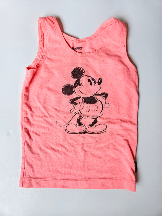 Bonds Disney mickey tank size 2/18-24m