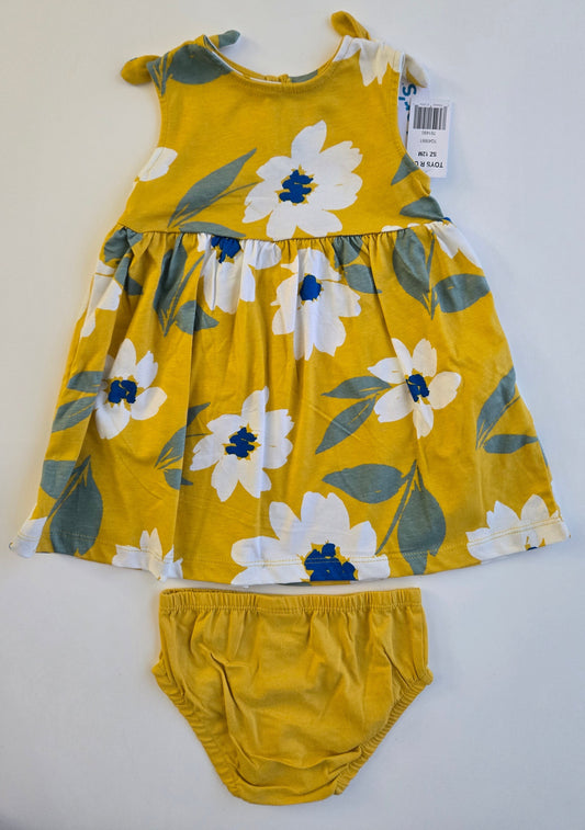 NWT Carters 12m Dress + Bloomers