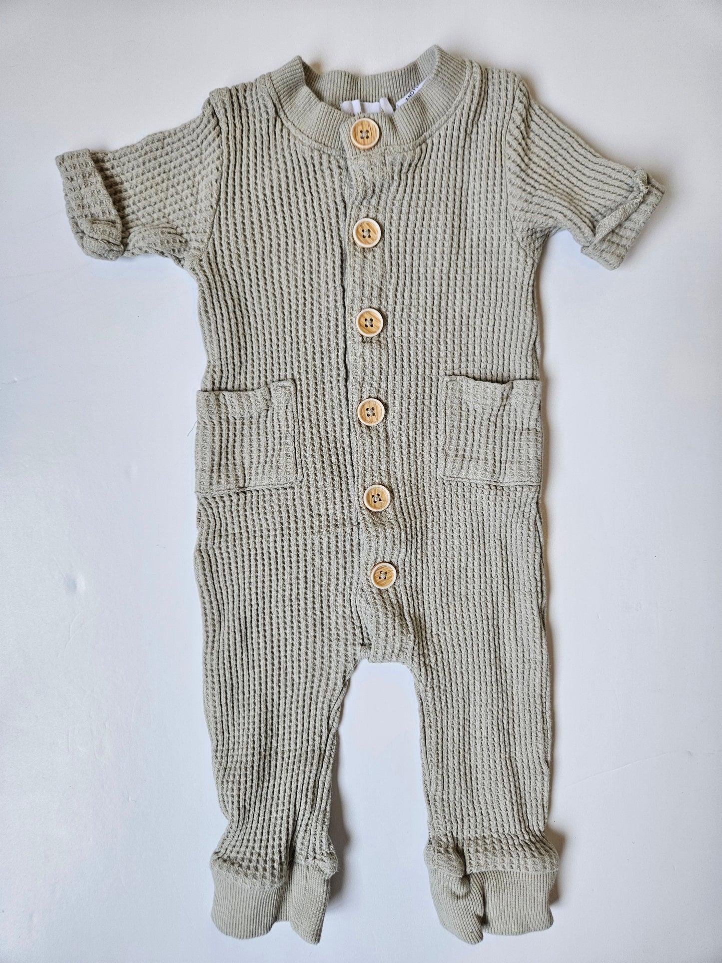 Jamie Kay waffleknit romper size 6 to 12m