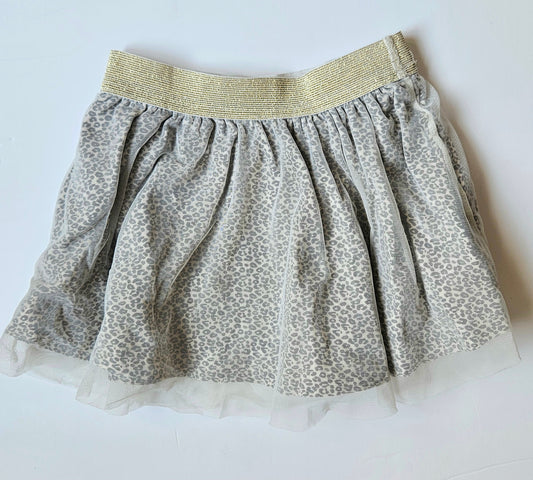 Dirkje leopard tulle skirt size 5T (fits small)