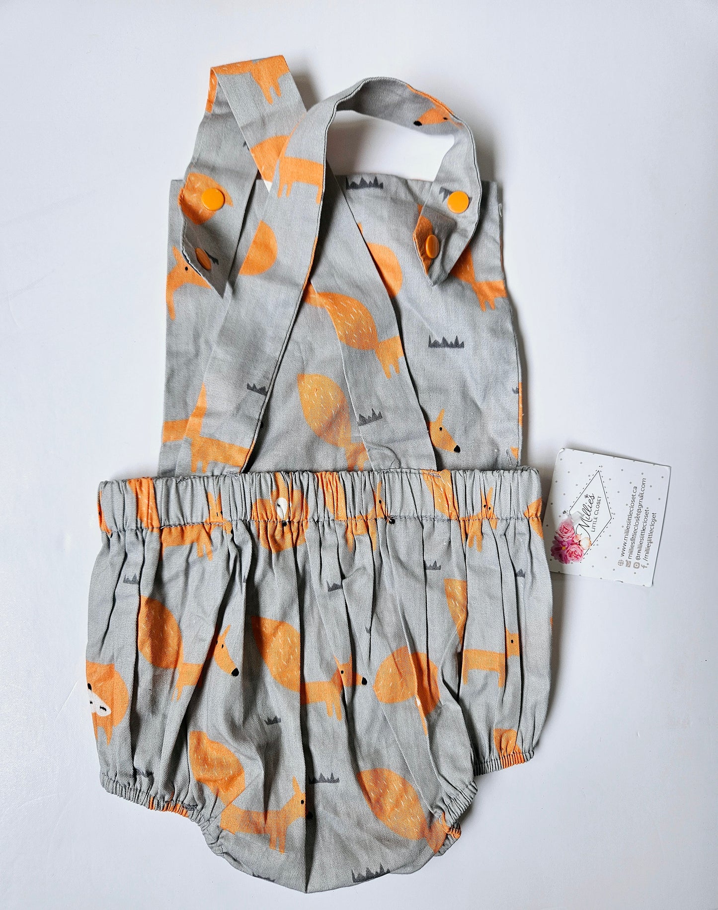 Millie’s Little Closet fox romper size 6m