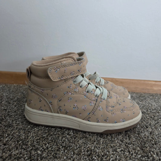 H&M Floral High Top  Shoes size US10