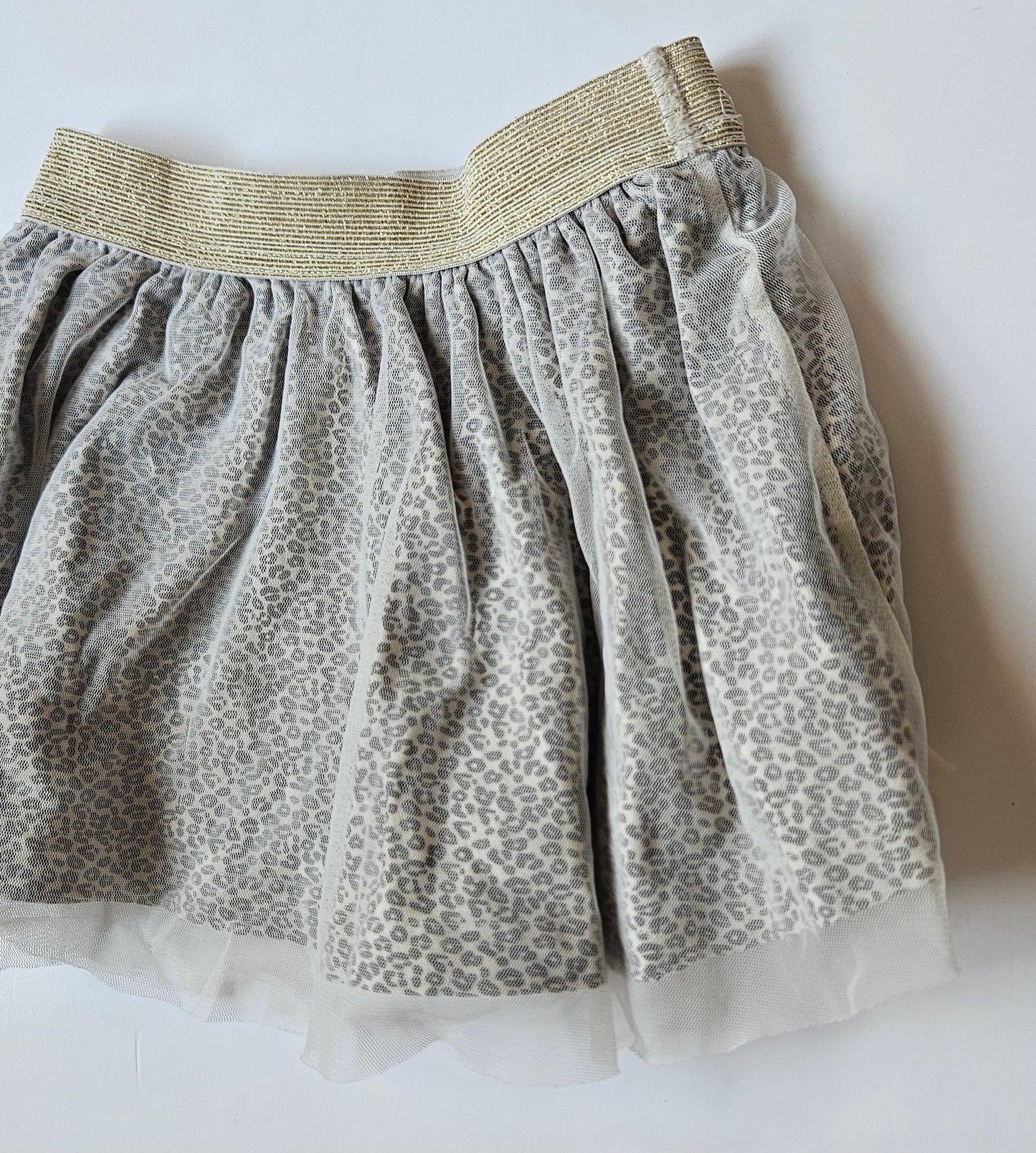 Dirkje leopard tulle skirt size 5T (fits small)