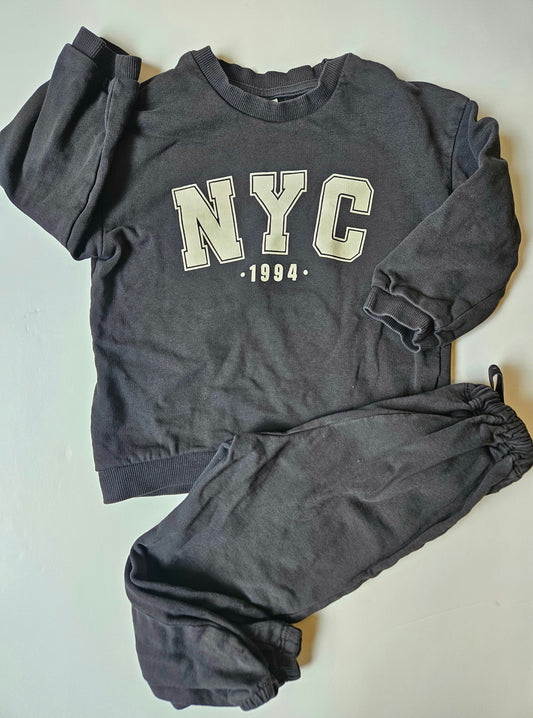 H&M ‘NYC’ unisex set size 2/3T