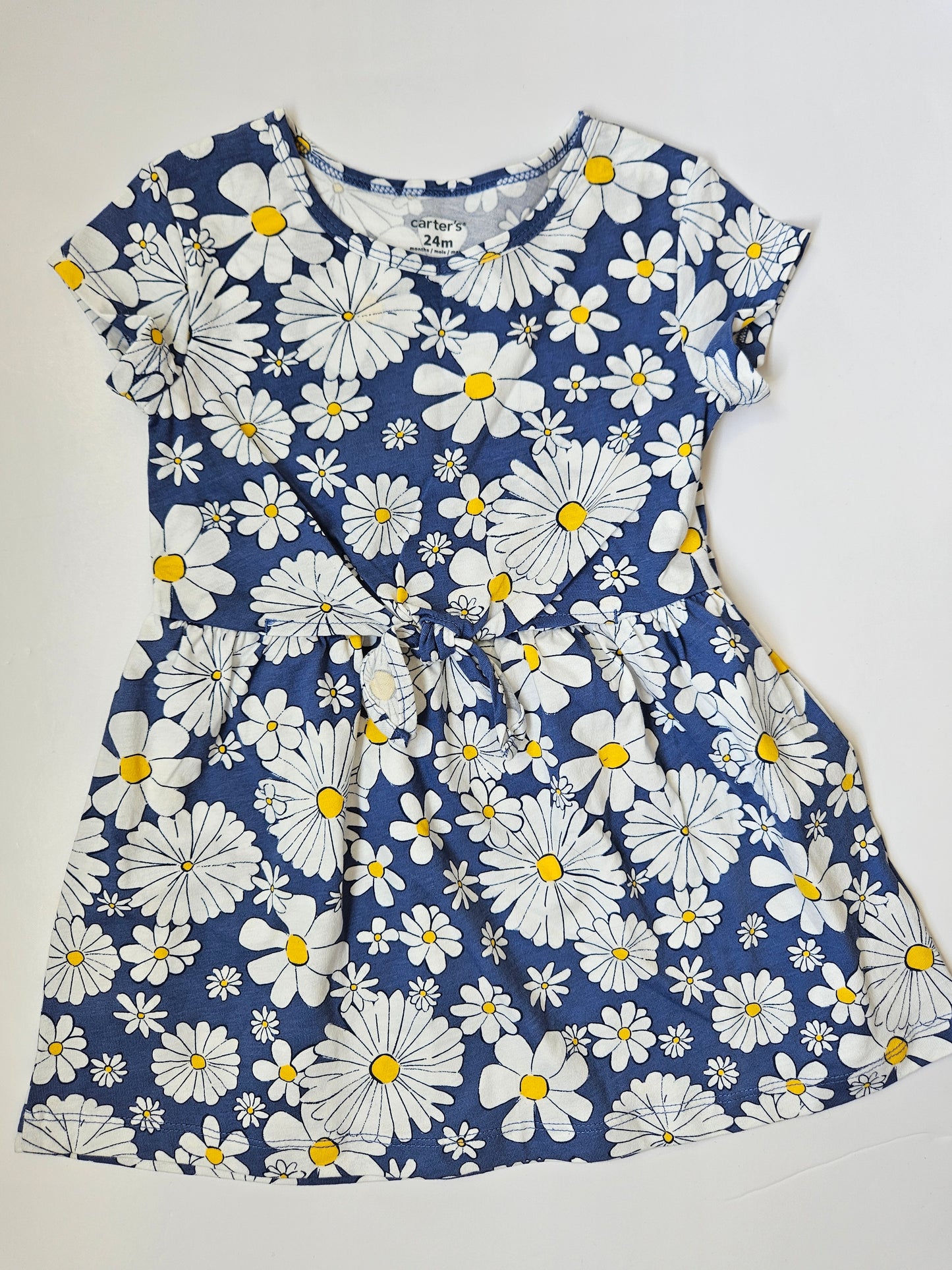 Carters two-piece daisy dress set size 24m