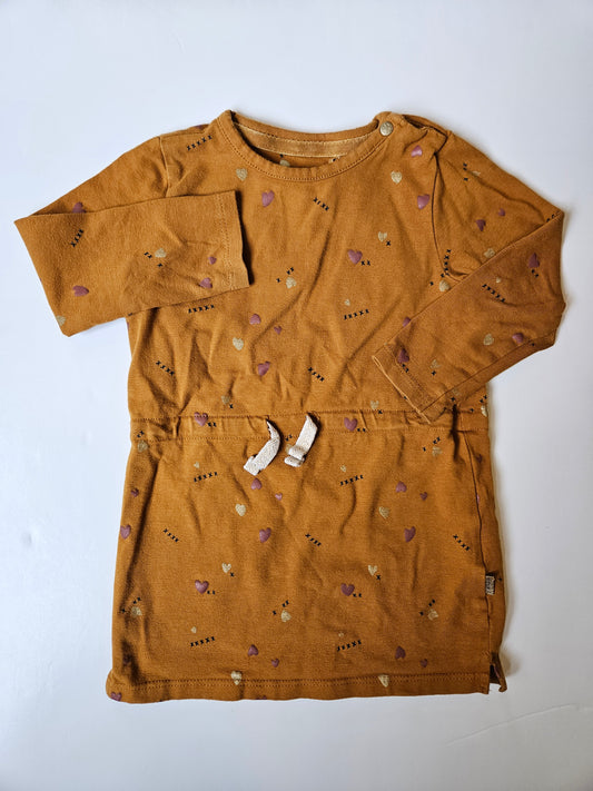 Noppies brown dress size 9 to 12m