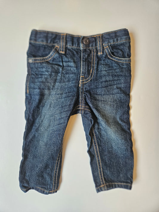 B'Gosh straight blue jeans size 9m