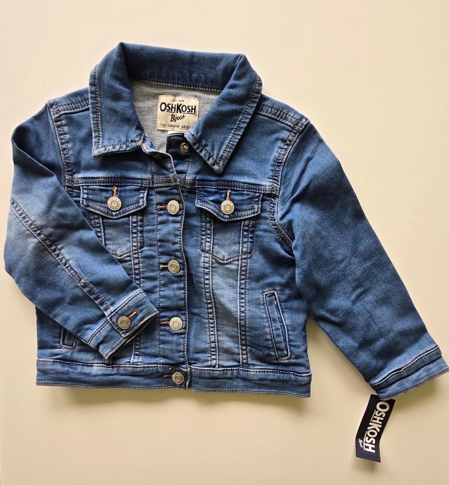 NWT Denim Jacket Oshkosh B'gosh 4T