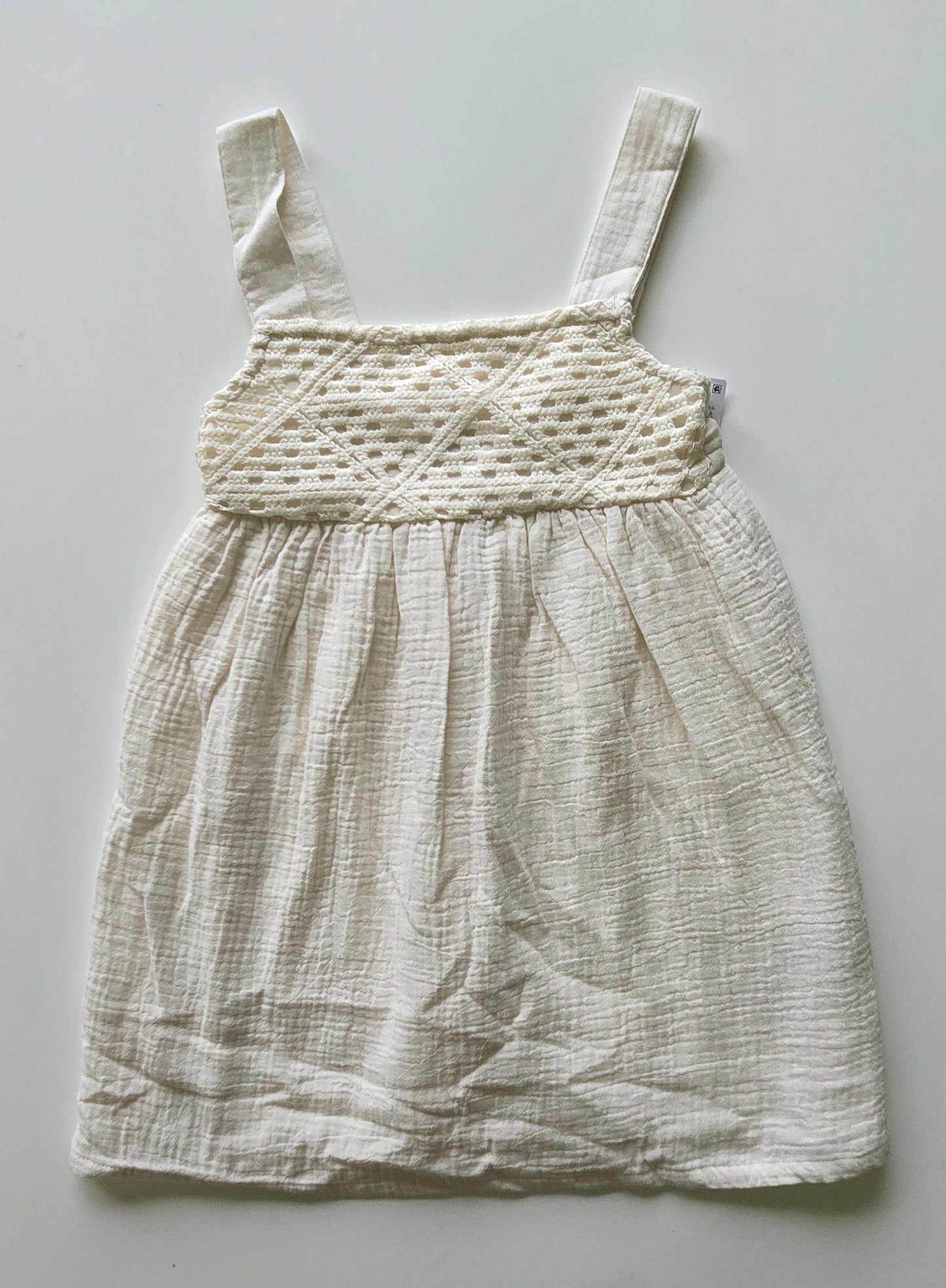 NWT Carters Crochet Gauze Dress size 5A