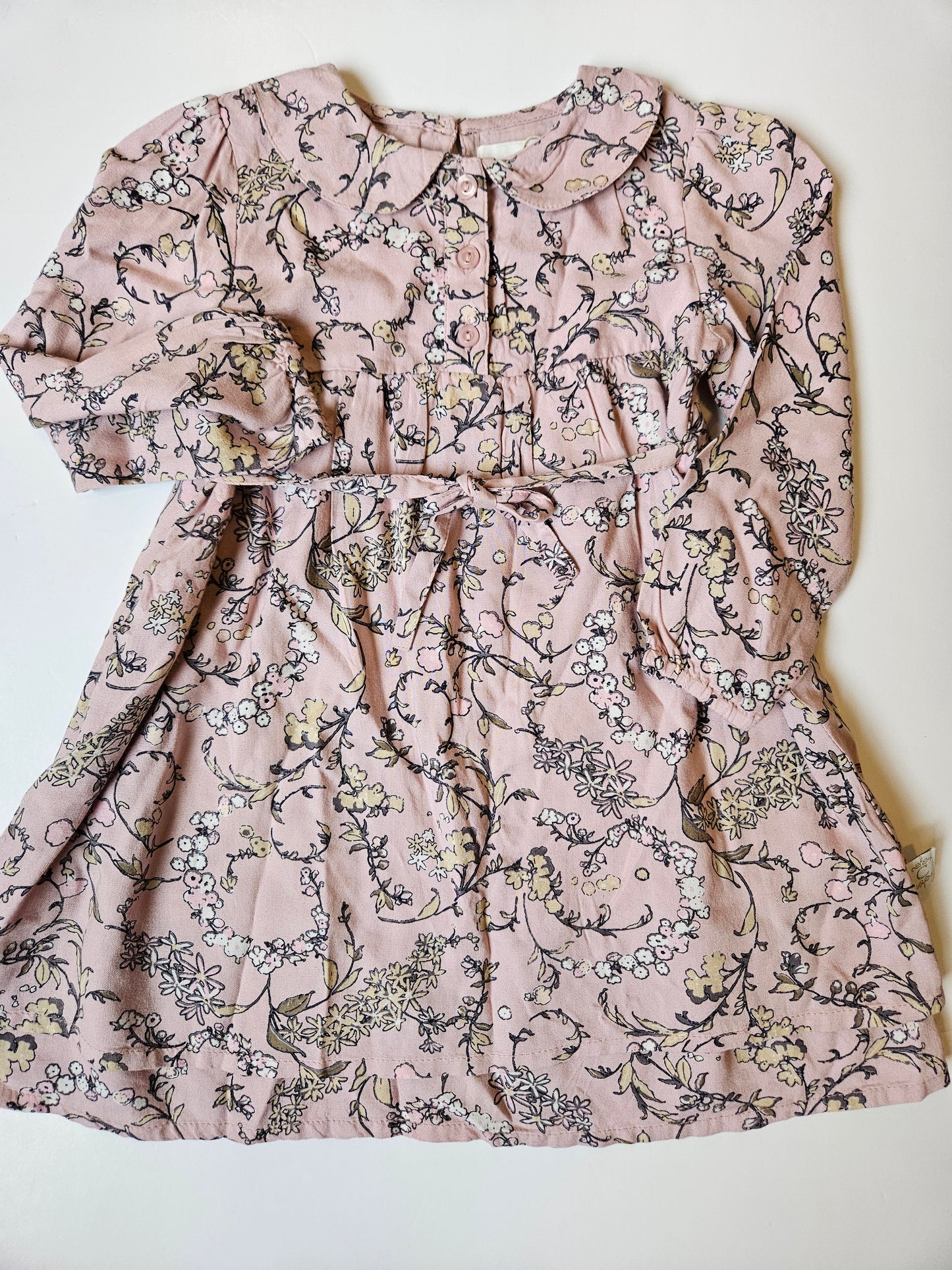 Creamie pink dress size 18 months