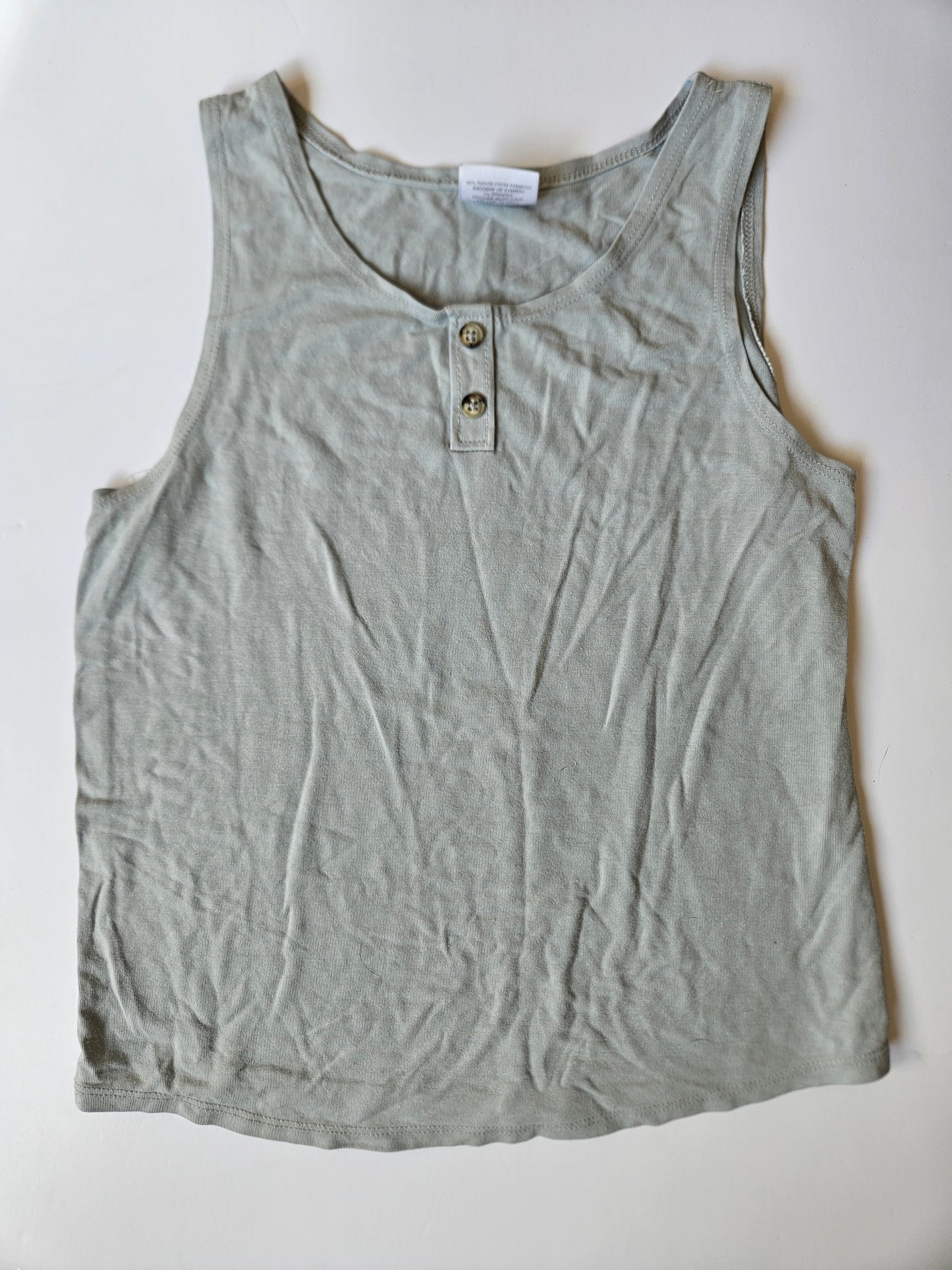 Jax + Lennon mint grey tanktop size 5/6T